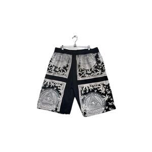 Imperious Men's Graphic Shorts - Illuminati Eye & Cannabis leaf print Size 2XL